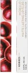 Korres Morello Matte Lasting Lip Fluid Матовый флюид для губ - фото N2