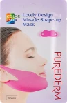 Purederm Маска-бандаж для подбородка и скул Lovely Design Miracle Shape-up V-line Mask