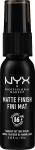 NYX Professional Makeup Matte Finish Long Lasting Setting Spray (миниатюра) Спрей-фиксатор для макияжа с матовым финишем