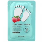 Tony Moly Маска для ног I'm Lovely Peach Foot Mask