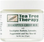 Tea Tree Therapy Противопростудный бальзам для тела Eucalyptus Chest Rub