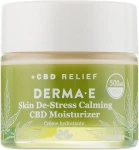 Derma E Увлажняющий крем для чувствительной кожи Skin De-Stress Calming CBD Moisturizer