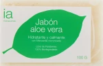 Interapothek Натуральне зволожувальне мило для обличчя й тіла з екстрактом алое вера Hidratante y Calmante Jabon Aloe Vera