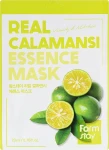 FarmStay Вітамінна маска для обличчя з екстрактом каламансі Real Calamansi Essence Mask