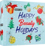 Beauty Jar Набор Happy Beauty Holidays (brow/mask/15ml + f/mask/60ml + b/scr/60ml + lip/scr/15ml + soap/20g + b/oil/15ml + lip/balm/15ml)