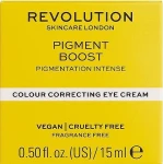 Revolution Skincare Корректирующий крем для кожи вокруг глаз Pigment Boost Colour Correcting Eye Cream - фото N3