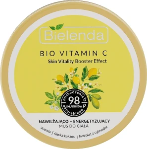 Bielenda Зволожувальний і тонізувальний мус для тіла Bio Vitamin C