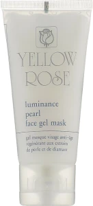 Yellow Rose Гелева маска для обличчя з перлами, алмазною пудрою (туба) Luminance Pearl Face Gel Mask