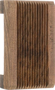 Organique Мыльница деревянная "Natural", темно-коричневая
