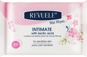 Revuele Гипоаллергенные влажные салфетки для интимной гигиены Hypoallergenic Intimate Wet Wipes