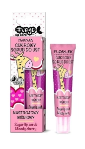 Floslek Цукровий скраб для губ Vege Lip Care Sugar Lip Scrub Moody Cherry