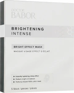 Babor Освітлювальна маска для обличчя Doctor Brightening Intense Bright Effect Mask