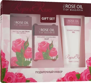 BioFresh Набір Regina Roses With Rose Oil Of Bulgaria (sh/gel/75ml + cr/30ml + soap/50g)