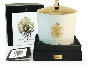 Tiziana Terenzi Lillipur Scented Candle White Glass Парфюмированная свеча с крышкой