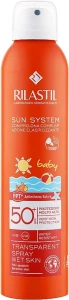 Rilastil Сонцезахисний прозорий спрей для дітей, з SPF 50 Sun System PPT SPF50+ Baby Spray