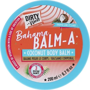 Dirty Works Кокосовый бальзам для тела Bahama Balm-A Coconut Body Balm