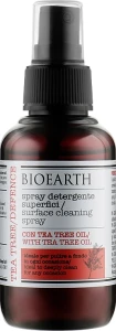 Bioearth Очищающий спрей для рук на основе спирта и чайного дерева Tea Tree Surface Cleansing Spray