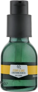 The Body Shop Масло для бороды "Кедр и шалфей" Cedar & Sage Conditioning Beard Oil