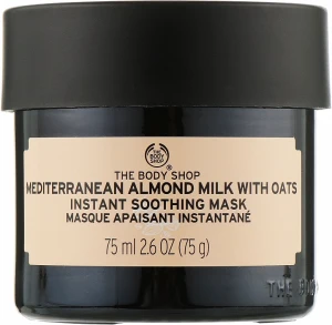 The Body Shop Заспокійлива маска для обличчя "Мигдальне молочко й овес" Mediterranean Almond Milk And Oats Instant Soothing Mask