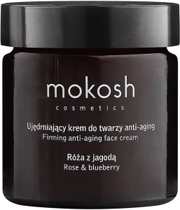 Mokosh Cosmetics Антивіковий зміцнювальний крем для обличчя "Троянда і чорниця" Mokosh Firming Anti-Aging Face Cream