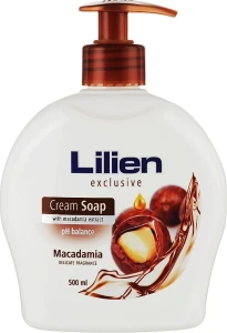 Lilien Рідке крем-мило "Макадамія" Macadamia Cream Soap