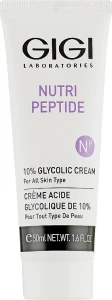 Gigi Пептидний крем з 10% гліколевою кислотою Nutri-Peptide 10% Glycolic Cream