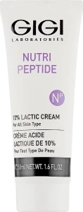 Gigi Охлаждающий крем с 10% молочной кислотой Nutri-Peptide 10% Lactic Cream