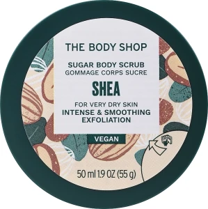 The Body Shop Відлущувальний цукровий скраб для тіла з маслом ши Shea Exfoliating Sugar Body Scrub