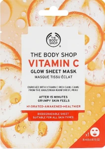 The Body Shop Тканинна маска для сяйва шкіри "Вітамін С" Vitamin C Glow Sheet Mask