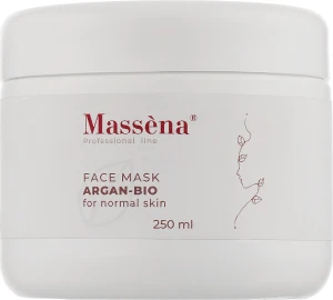 Massena Живильна маска для обличчя Face Mask Argan-Bio For Normal Skin