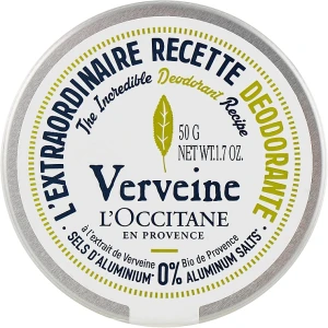 L'Occitane Крем-дезодорант "Вербена" Verbena Deodorant
