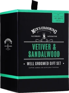 Scottish Fine Soaps Men's Grooming Vetiver & Sandalwood Набір (edt/50ml + sh/gel/75ml + ash/balm/75ml)