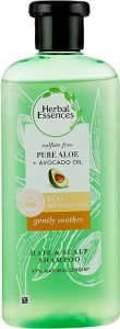 Herbal Essences Шампунь без сульфатов Gently Soothes Pure Aloe + Avocado Oil