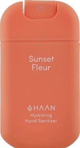 HAAN Очищувальний і зволожувальний спрей для рук "Таємничий захід" Hand Sanitizer Sunset Fleur