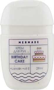Mermade Крем для рук з ланоліном Birthday Cake Travel Size