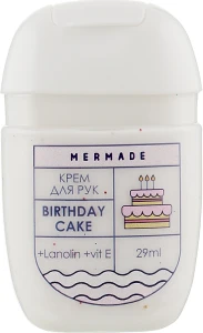 Mermade Крем для рук с ланолином Birthday Cake Travel Size