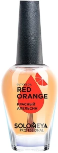 Solomeya Масло для кутикулы и ногтей с витаминами "Красный апельсин" Cuticle Oil Red Orange