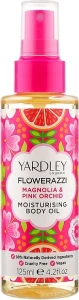 Yardley Зволожувальна олія для тіла Flowerazzi Magnolia & Pink Orchid Moisturising Body Oil