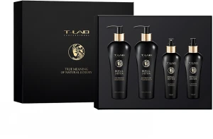 T-LAB Professional Набір Royal Detox (h/treatment/300ml + shm/300ml + primer/150ml + h/mist/150ml)