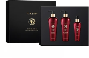 T-LAB Professional Набір Aura Oil (shmp/300ml + cond/300ml + elix/150ml)