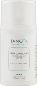 Tanoya Крем захисний унівенсальний SPF 30, для всіх типів шкіри Косметолог