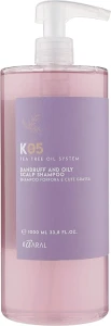 Kaaral Шампунь против перхоти и жирной кожи головы K05 Dandruff And Oily Sclap Shampoo