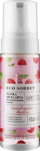 Міцелярна очищуюча пінка для обличчя з екстрактом малини - Bielenda Eco Sorbet Moisturizing & Soothing Face Wash Foam, 150 мл