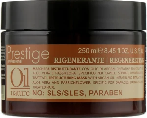 Erreelle Italia Відновлювальна маска для волосся з арганієвою олією й кератином Prestige Oil Nature Regenereting Mask