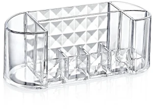 BoxUp Органайзер овальный "Diamond" 7x18x7 см, пластик