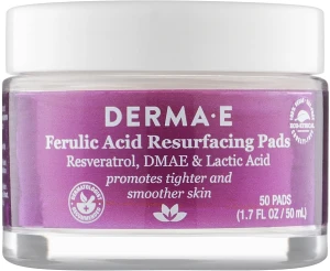 Derma E Отшелушивающие пилинг-диски для лица Ferulic Acid Resurfacing Pads