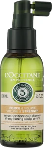 L'Occitane Зміцнювальна сироватка для волосся Aromachologie Volume & Strength Scalp Serum