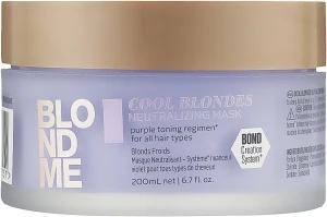 Schwarzkopf Professional Нейтрализующая маска для волос холодных оттенков Blondme Cool Blondes Neutralizing Mask