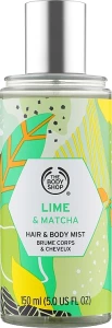 The Body Shop Спрей для волосся й тіла "Лайм і матча" Lime & Matcha Hair & Body Mist