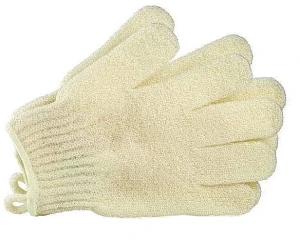 The Body Shop Перчатки банные, кремовые Exfoliating Bath Gloves